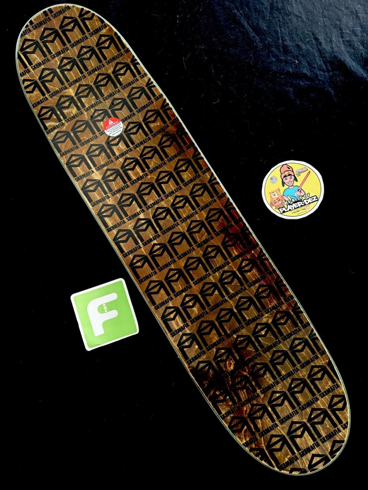 Peter Smolik Signed Mr Potato Head Autographed Sk8mAfia Skateboard Deck