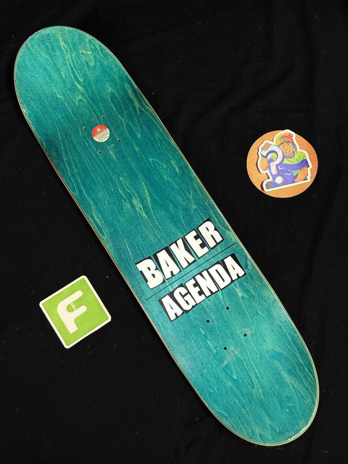 Signed Andrew Reynolds Scarface Agenda Autographed Baker Skateboard Deck