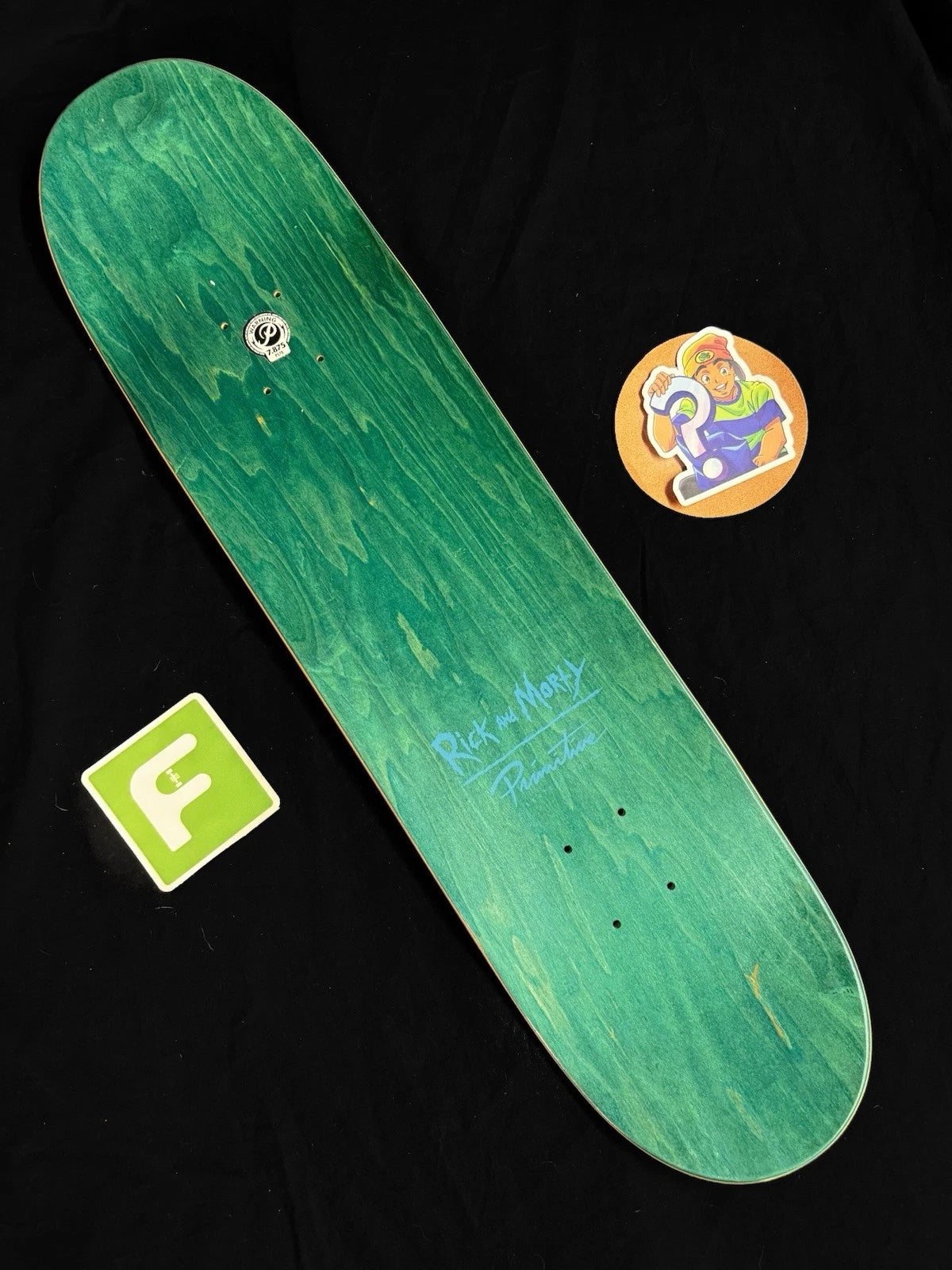 Signed Paul Rodriguez Pickle Rick And Morty Autographed Primitive Skateboard Deck