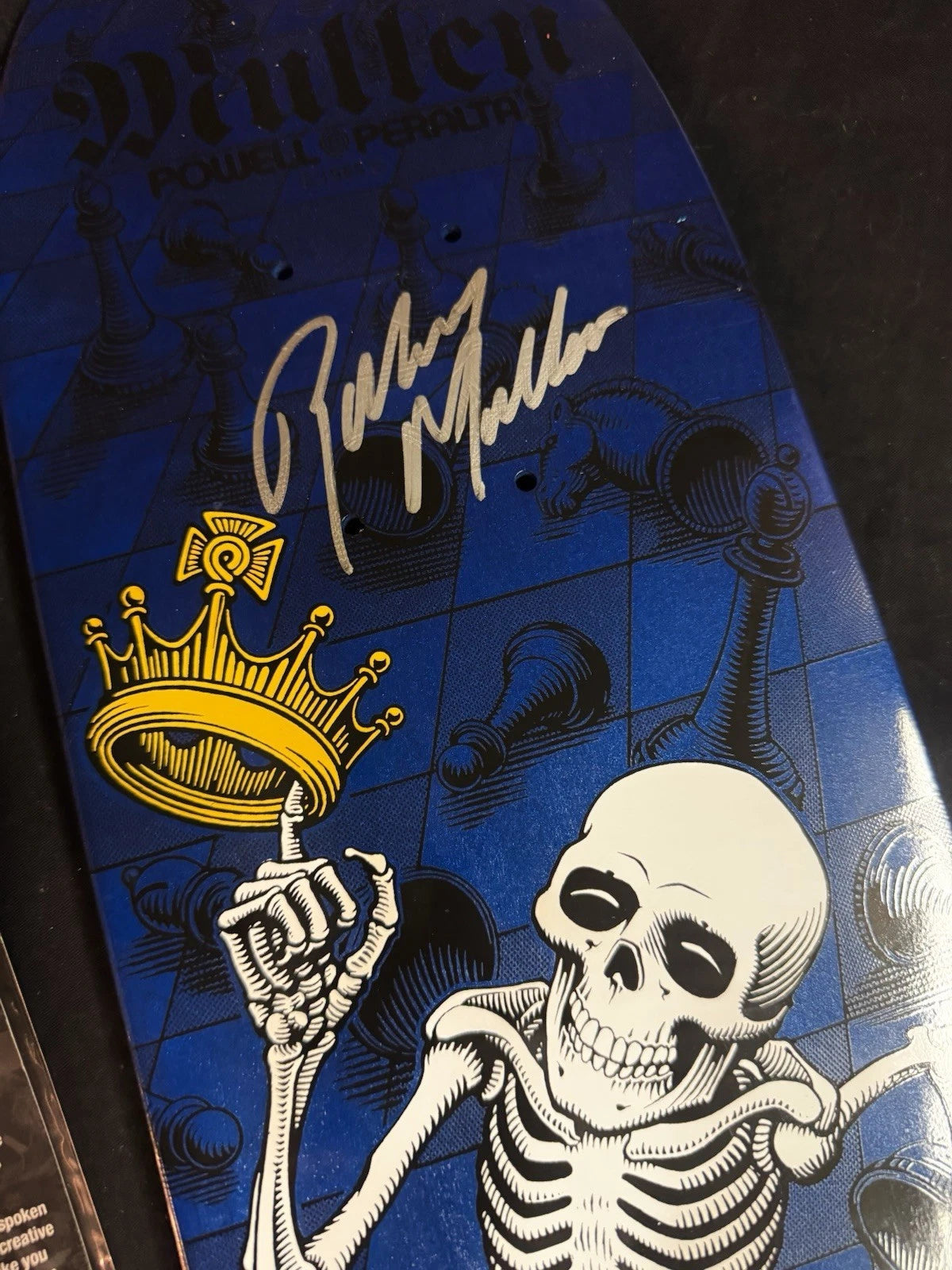 Signed Rodney Mullen Autographed Skateboard Deck Series 15 Powell Peralta