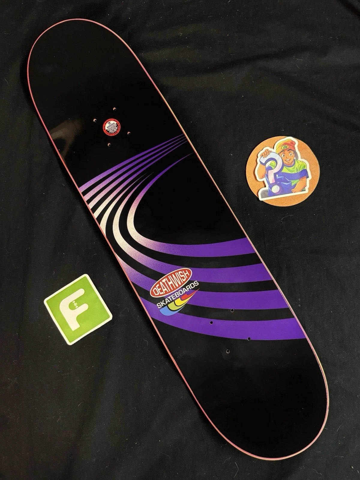 Signed Jamie Foy Checkered Racecar Autographed Deathwish Skateboard Deck