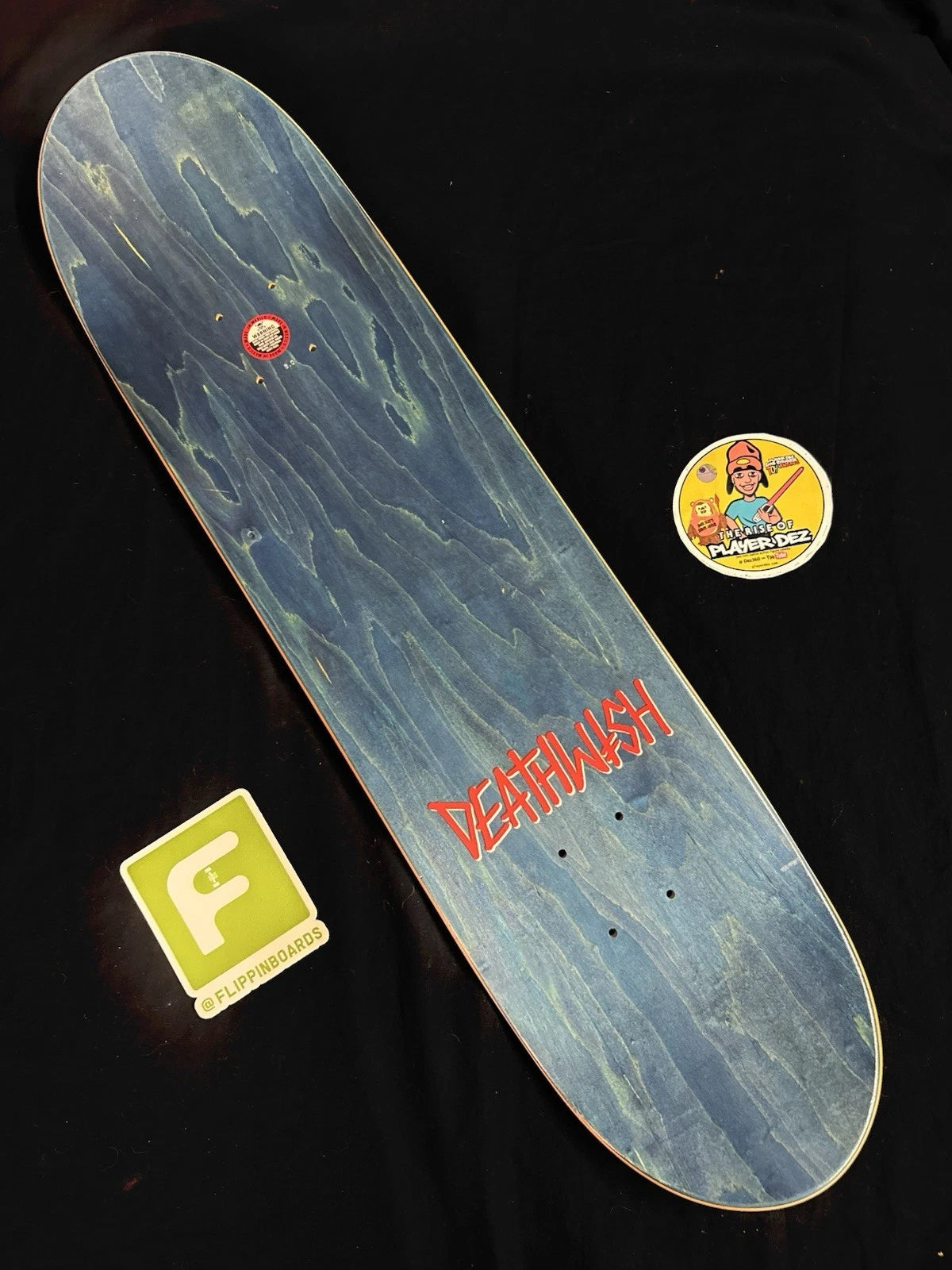 Signed Jamie Foy Big Boy Tesla Creeps Autographed Deathwish Skateboard Deck