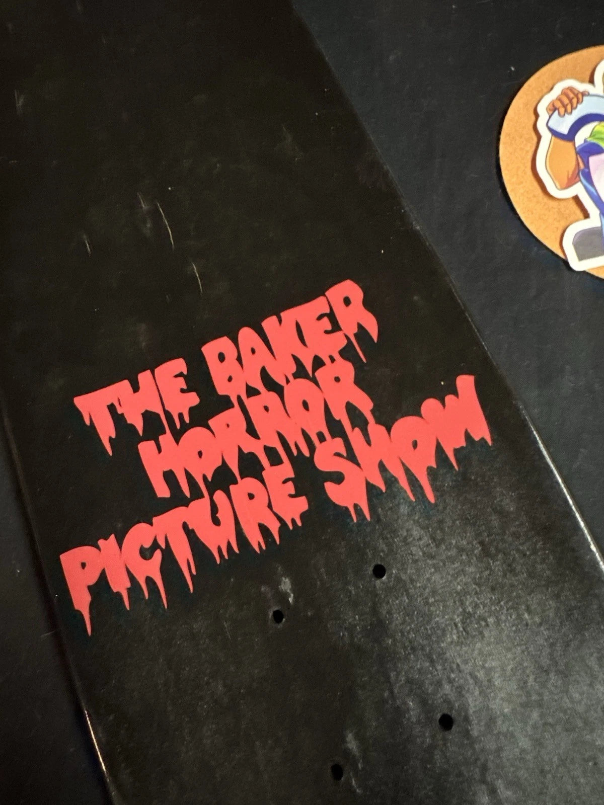 Signed Erik Ellington Horror Show Lips Autographed Baker Skateboard Deck