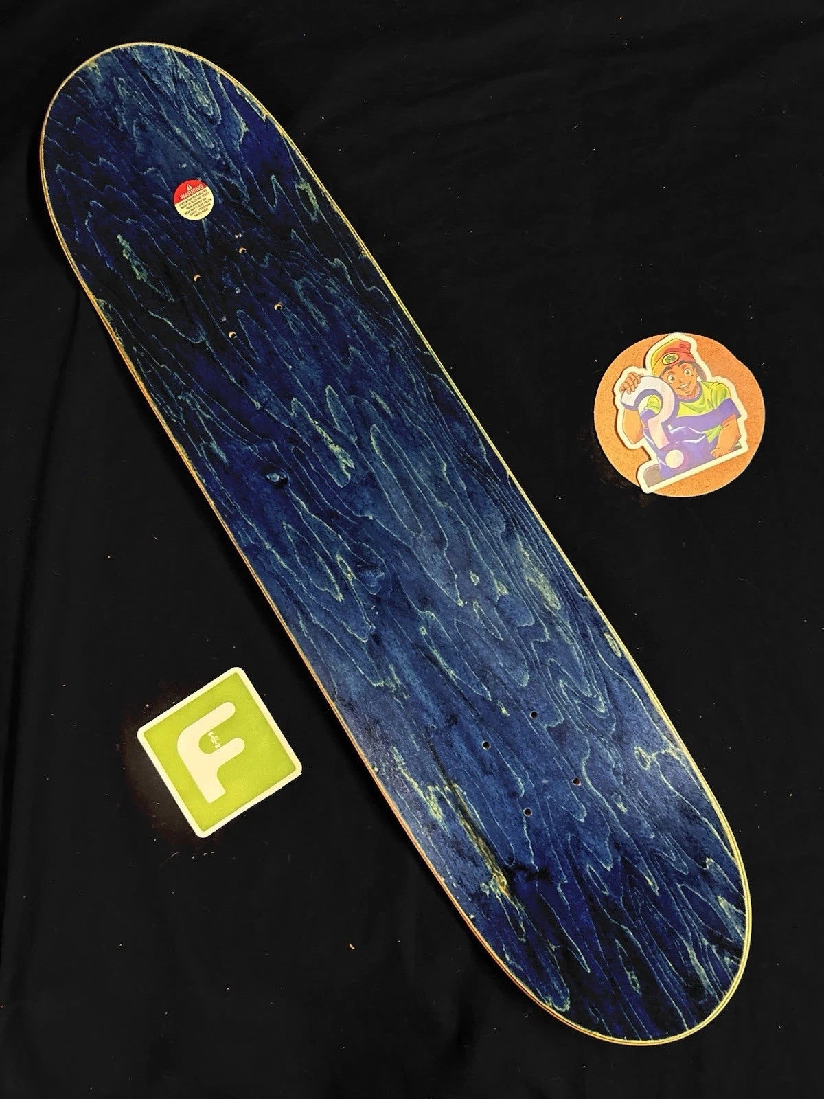 Signed Erik Ellington White Skull Cross Autographed Baker Skateboard Deck