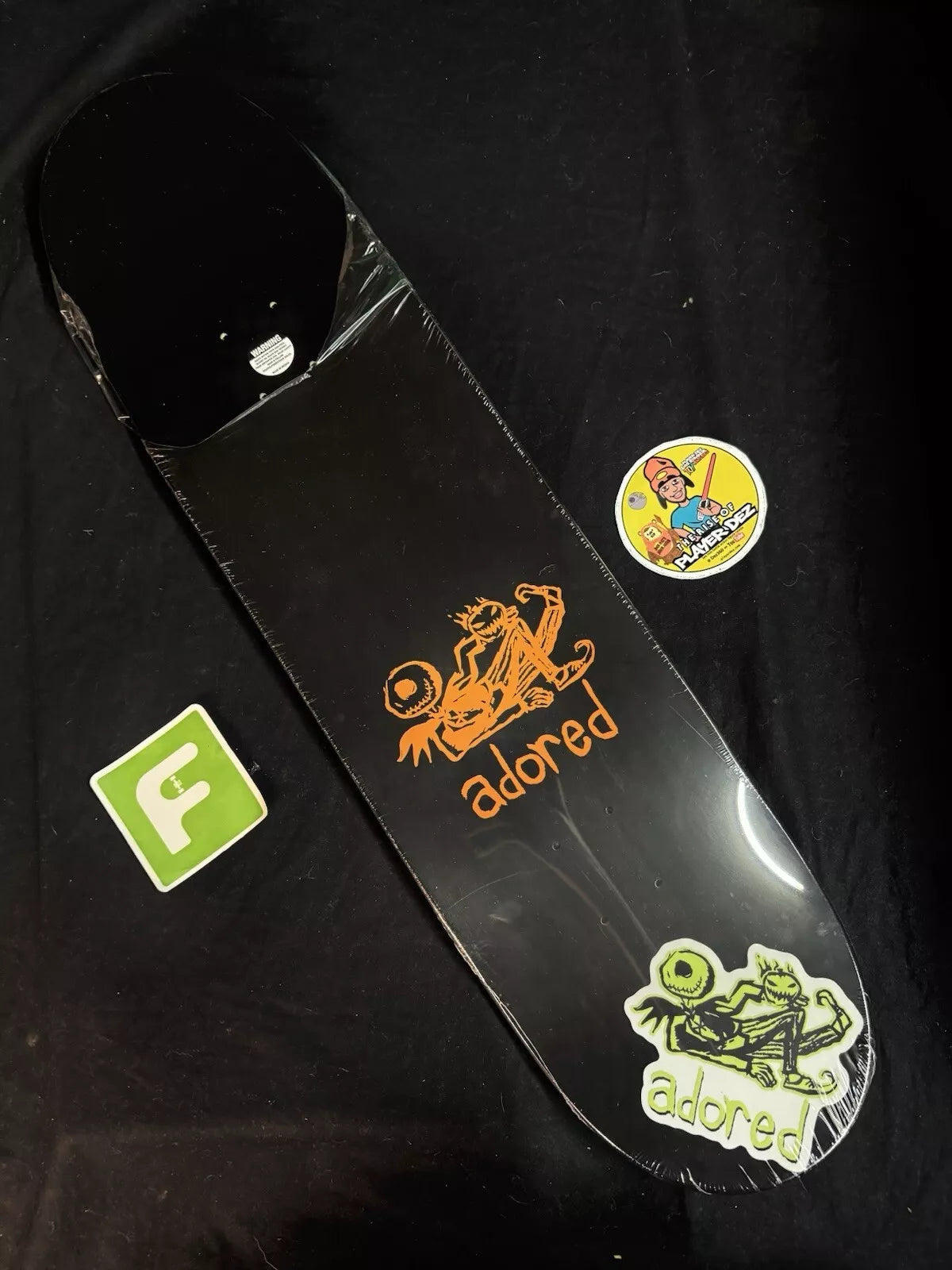 Corey Duffel Signed Jack Skellington Adored Autographed Skateboard Deck