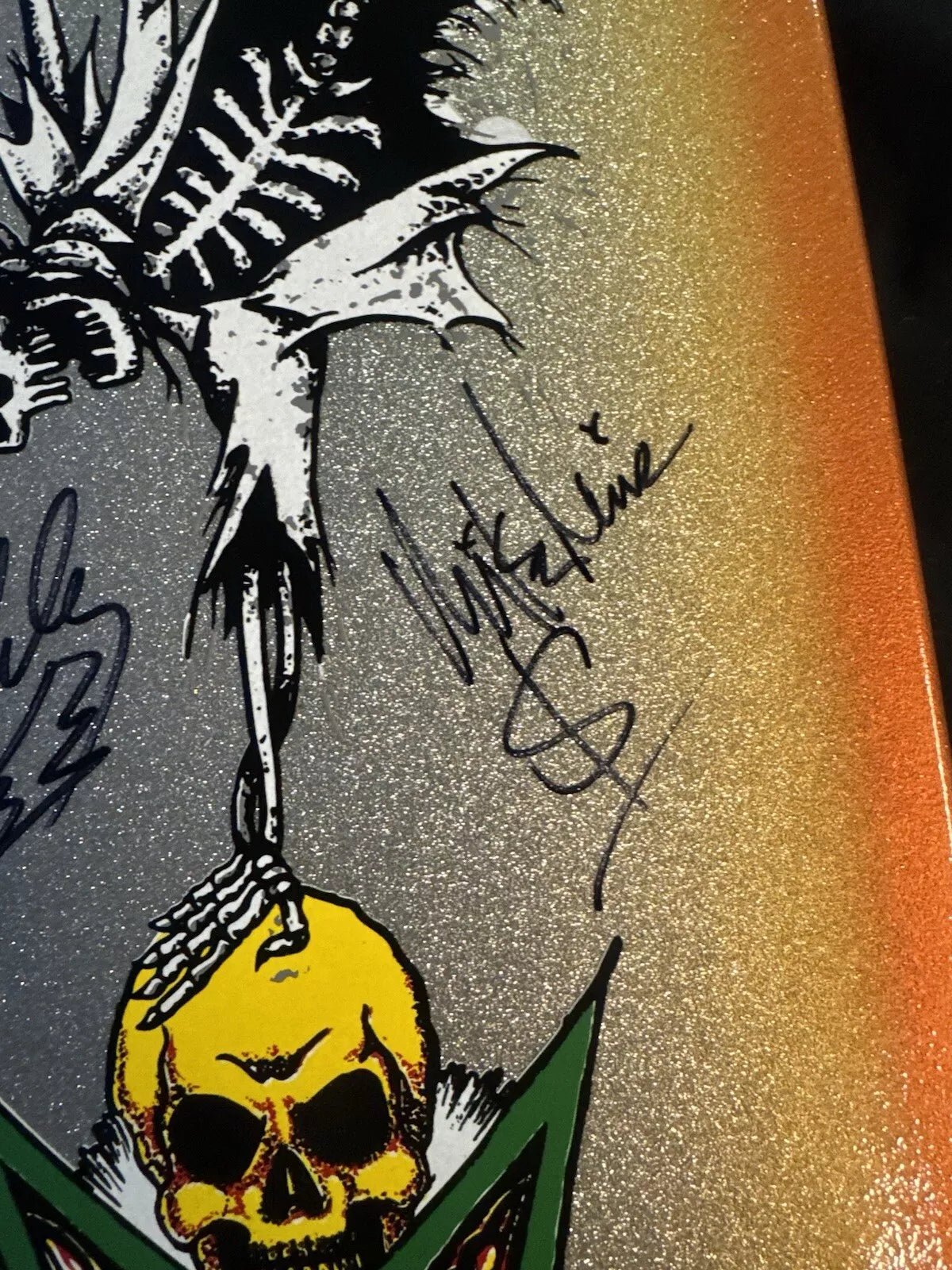 Mike Vallely Signed Suicidal Tendencies Mike Muir Autographed Dogtown Skateboard Deck