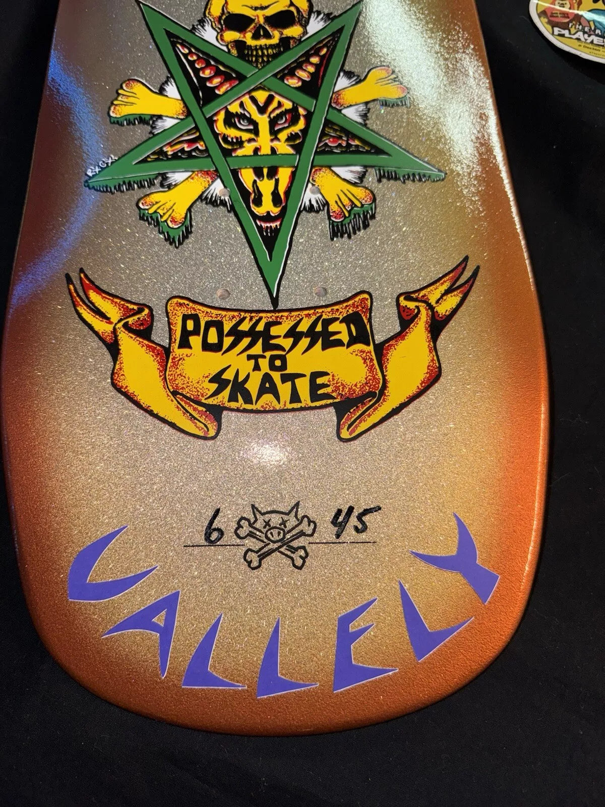 Mike Vallely Signed Suicidal Tendencies Mike Muir Autographed Dogtown Skateboard Deck