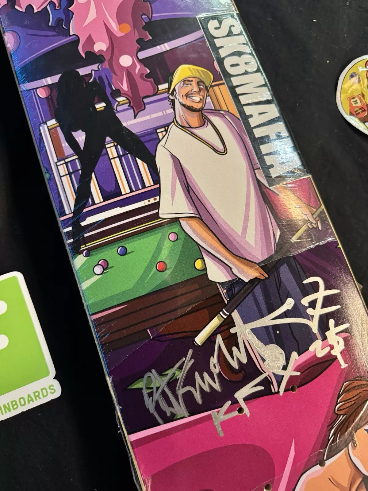 Peter Smolik Signed GTA Strip Club Autographed Sk8mAfia Skateboard Deck Shorty's