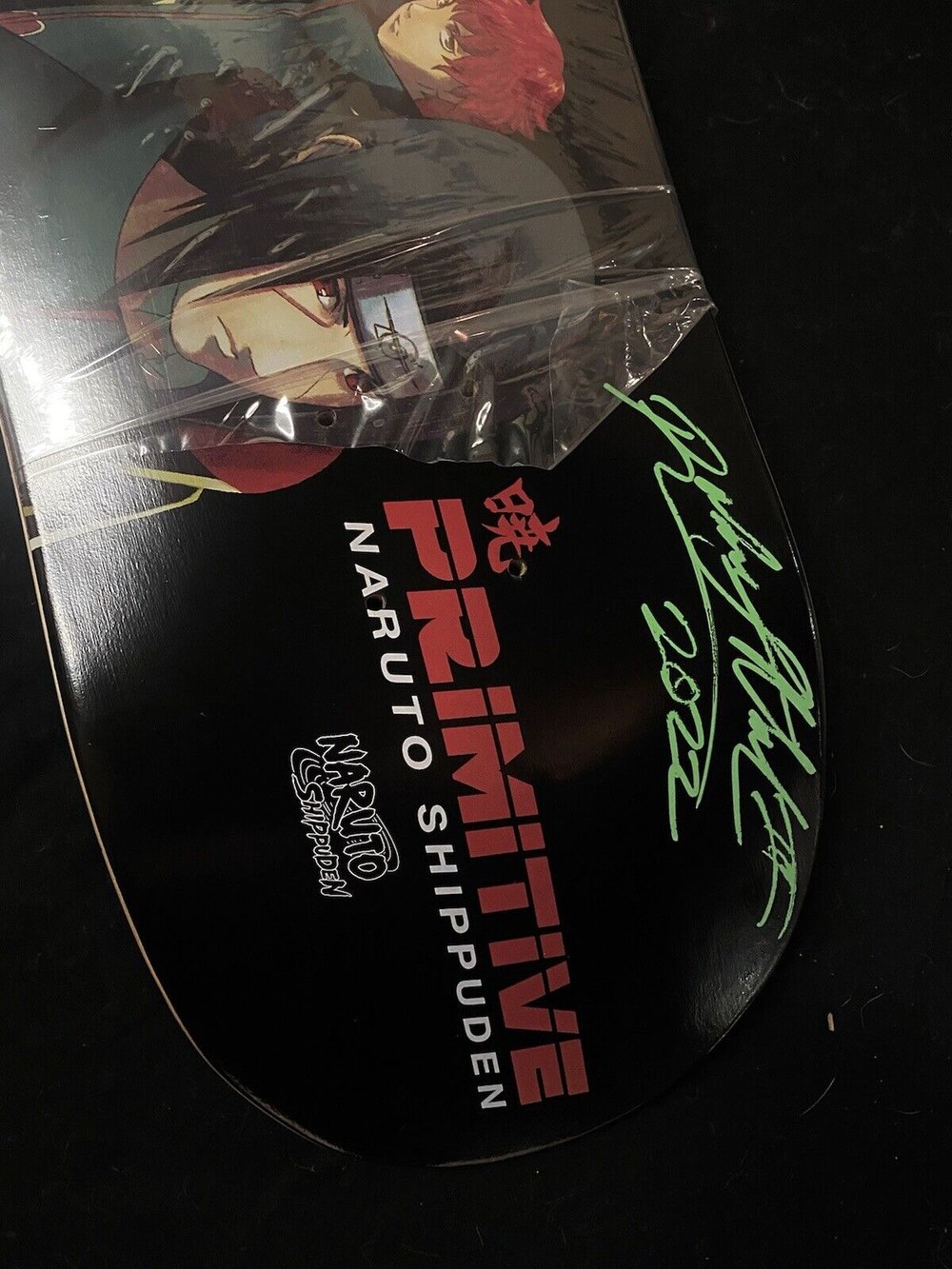 Signed Robert Neal Naruto Criminal Clan Primitive Autographed Skateboard Deck