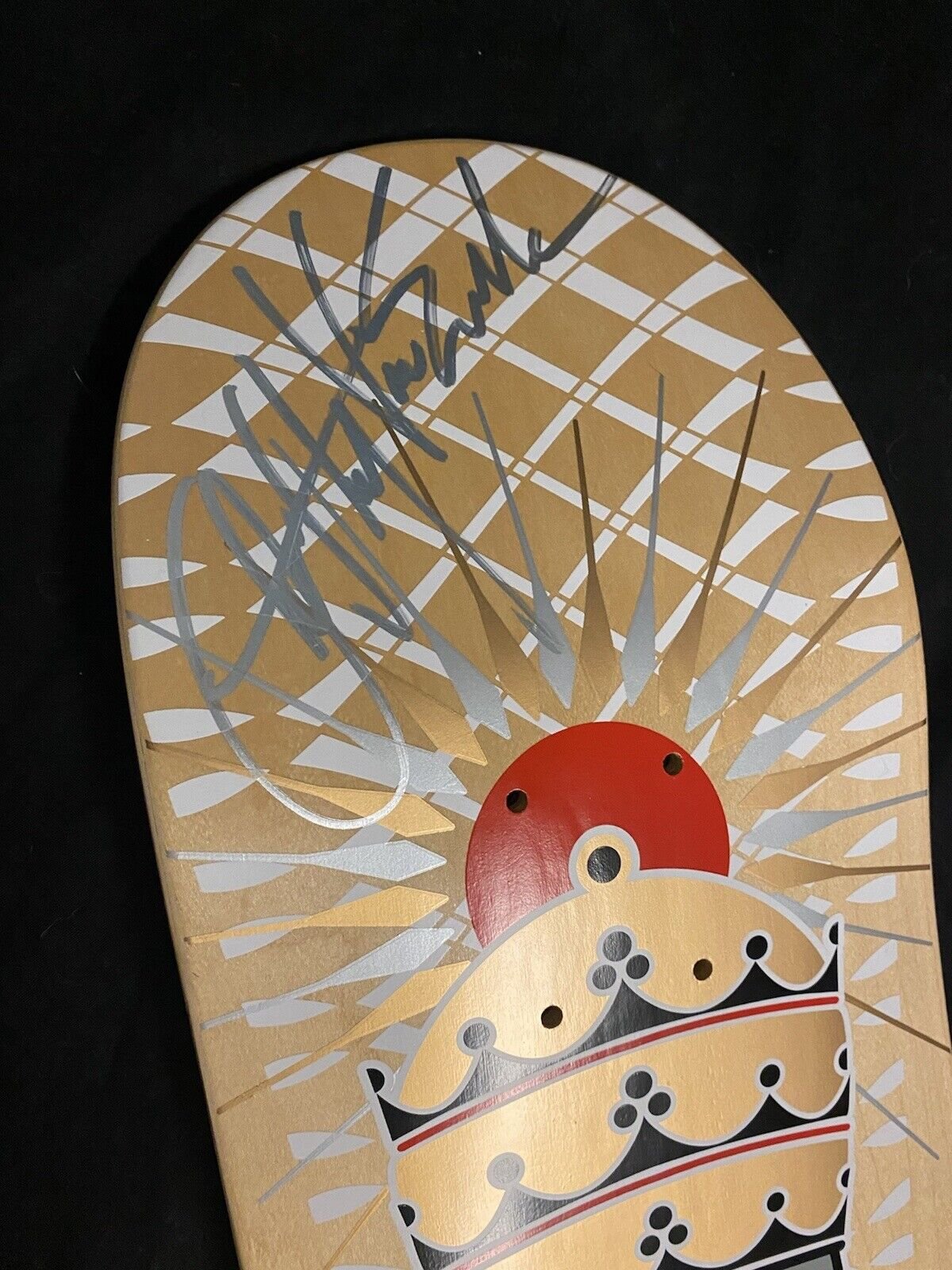 Signed Anthony Van Engelen AVE Crown Alien Workshop Autographed Skateboard Deck 2007