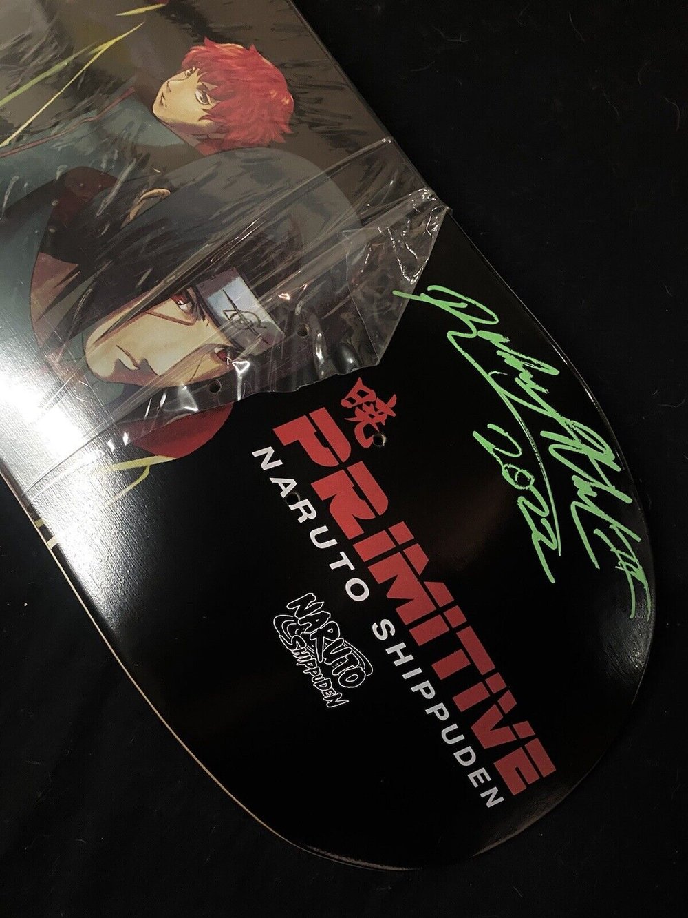 Signed Robert Neal Naruto Criminal Clan Primitive Autographed Skateboard Deck