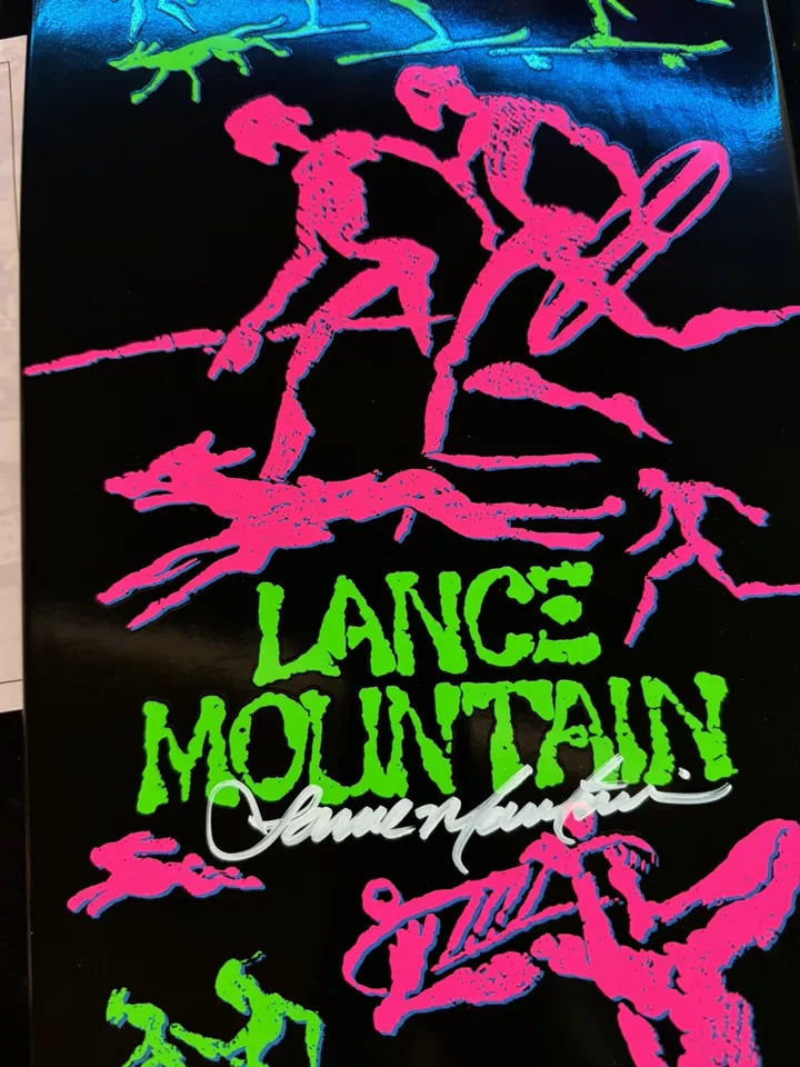 Signed Lance Mountain Autographed Skateboard Deck Bones Brigade 14 Powell Peralta Skateboard Deck