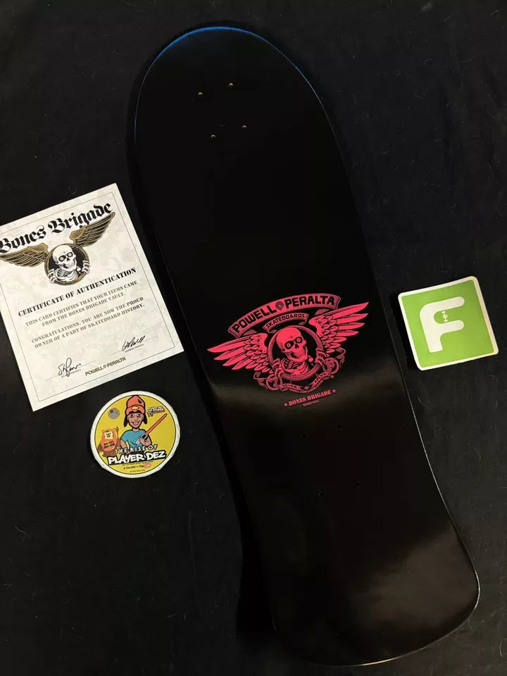Signed Lance Mountain Autographed Skateboard Deck Bones Brigade 14 Powell Peralta Skateboard Deck