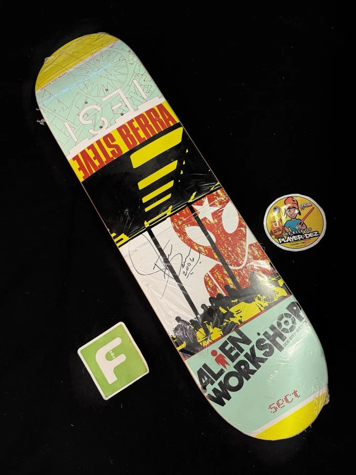Steve Berra Signed SECT Alien Workshop Autographed Skateboard Deck