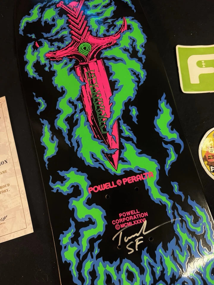 Tommy Guerrero Signed Bones Brigade Series 14 Autographed Skateboard Deck