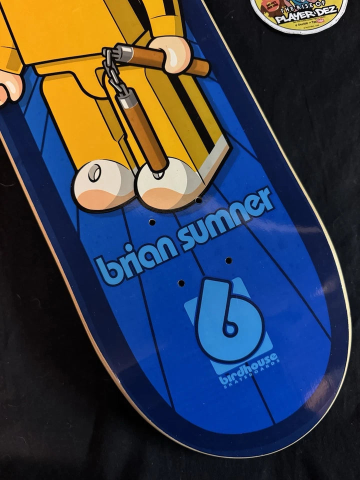Brian Sumner Signed Birdhouse Autographed Skateboard Deck Bruce Lee Lego Man