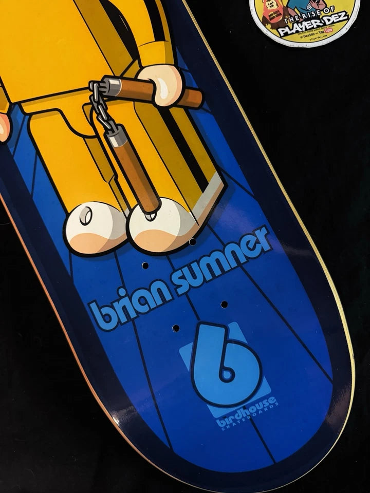 Brian Sumner Signed Birdhouse Autographed Skateboard Deck Bruce Lee Lego Man