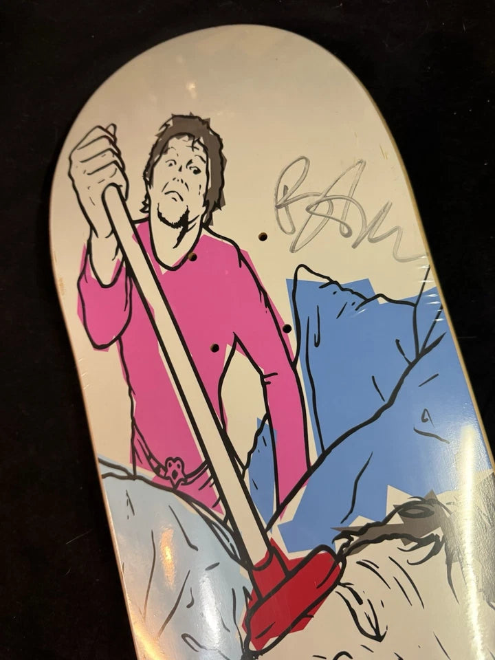 Bam Margera Signed HIM Plunger Autographed Skateboard Deck Element CKY