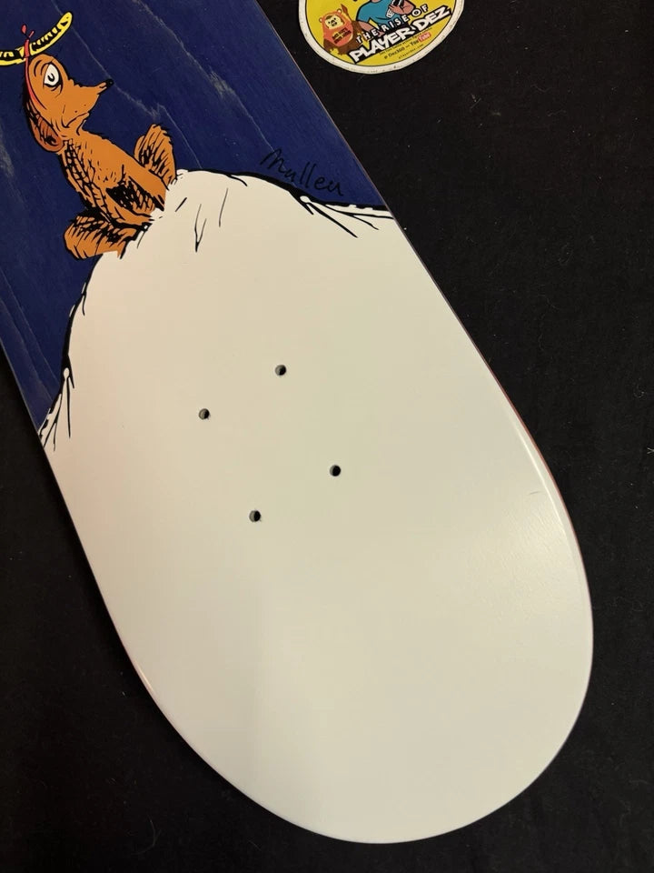 Signed Rodney Mullen Dr. Seuss Cat Hat Mutt Almost Skateboard Deck