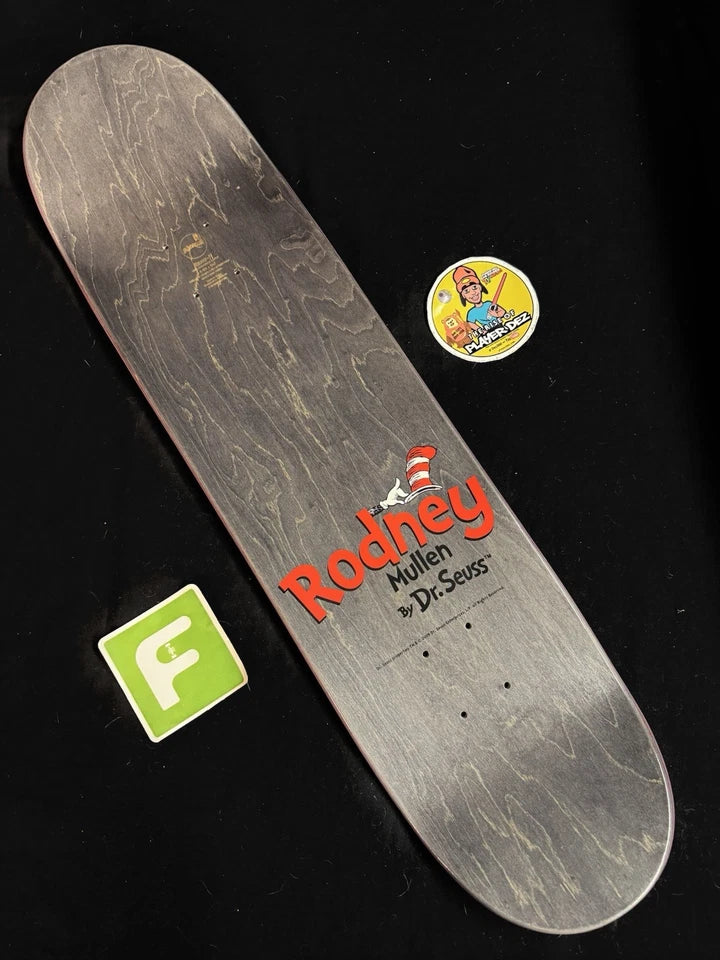 Signed Rodney Mullen Dr. Seuss Cat Hat Mutt Almost Skateboard Deck