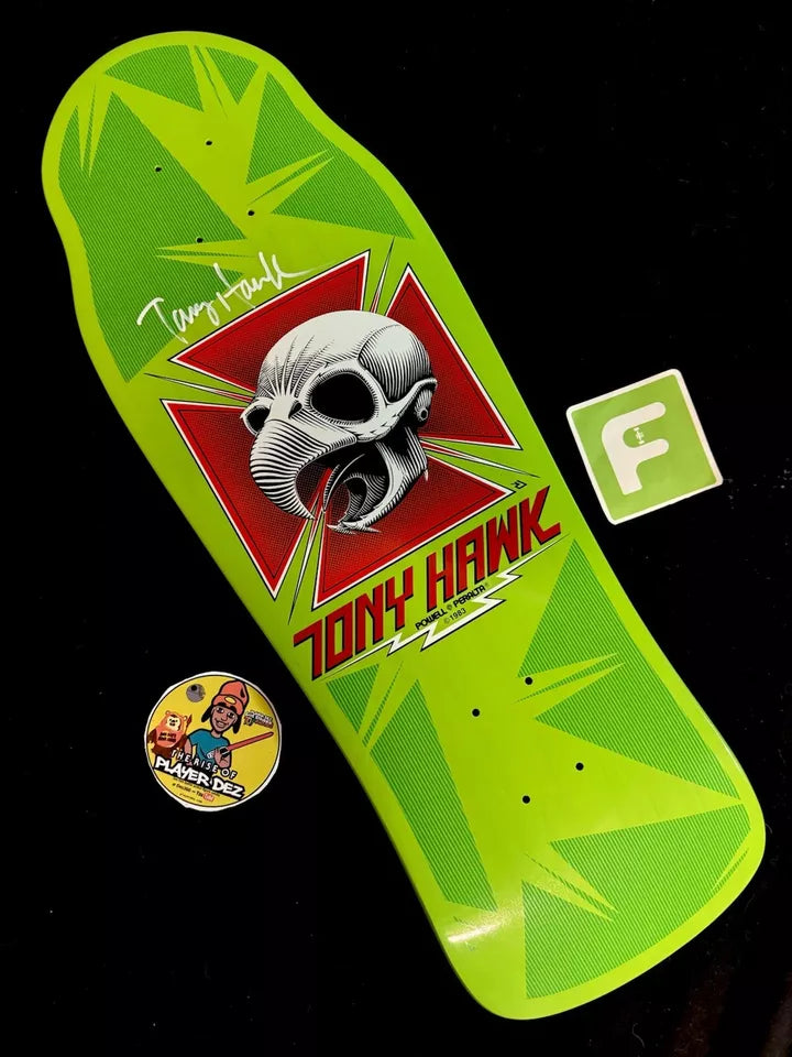 Signed Tony Hawk Bones Brigade Series 15 Powell Peralta Autographed Skateboard Deck