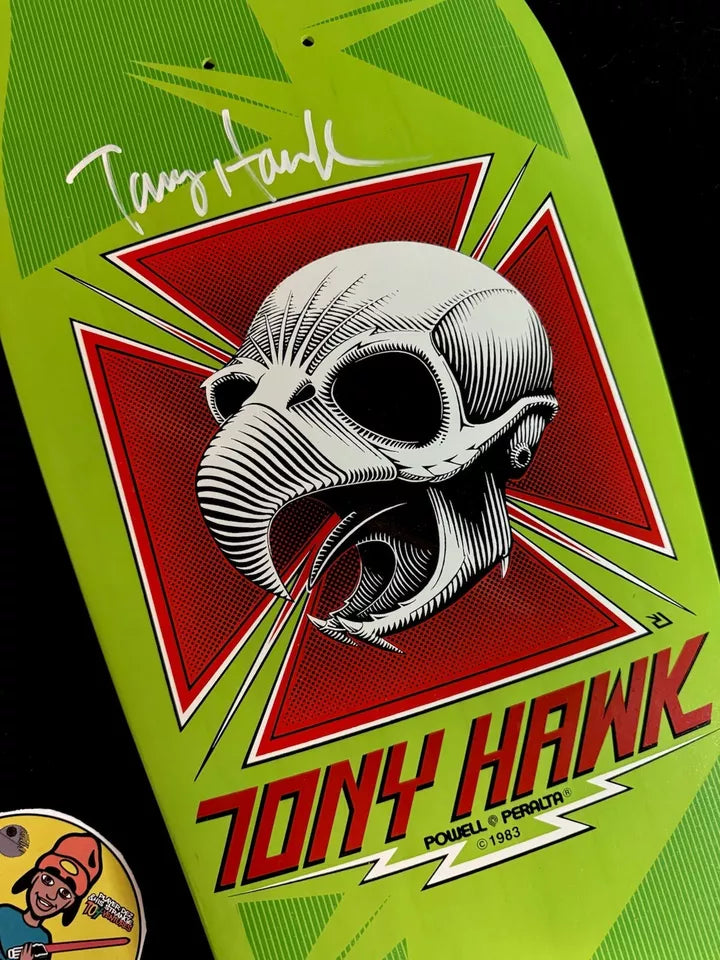 Signed Tony Hawk Bones Brigade Series 15 Powell Peralta Autographed Skateboard Deck