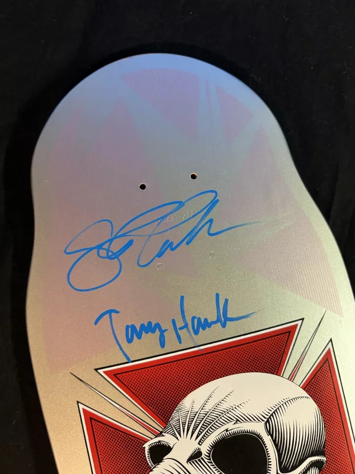Signed Bones Brigade Series 12 Tony Hawk Autographed Skateboard Deck COA VC Johnson PSA