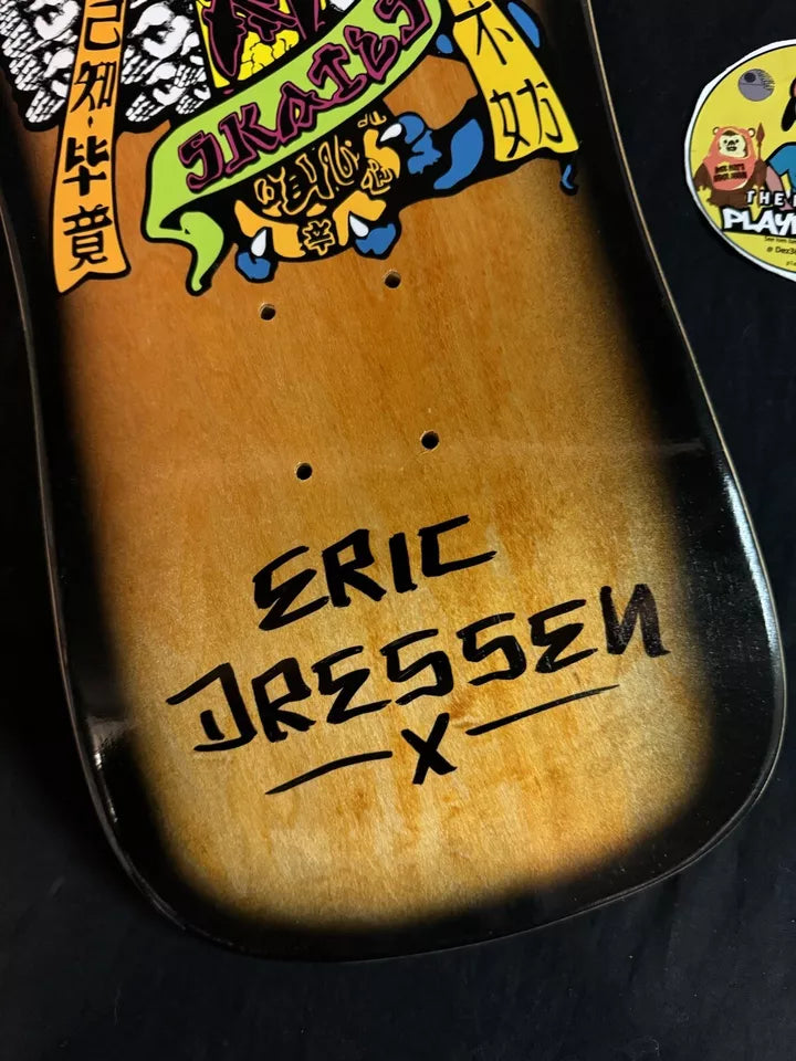 Signed Eric Dressen Autographed Skateboard Deck Orange Dogtown Skates