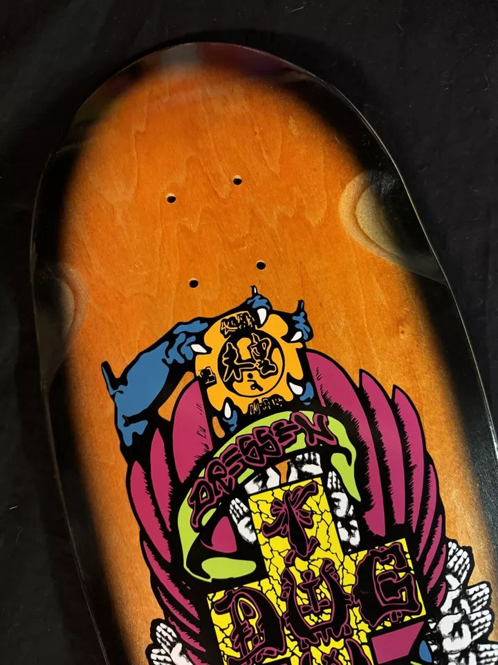 Signed Eric Dressen Autographed Skateboard Deck Orange Dogtown Skates
