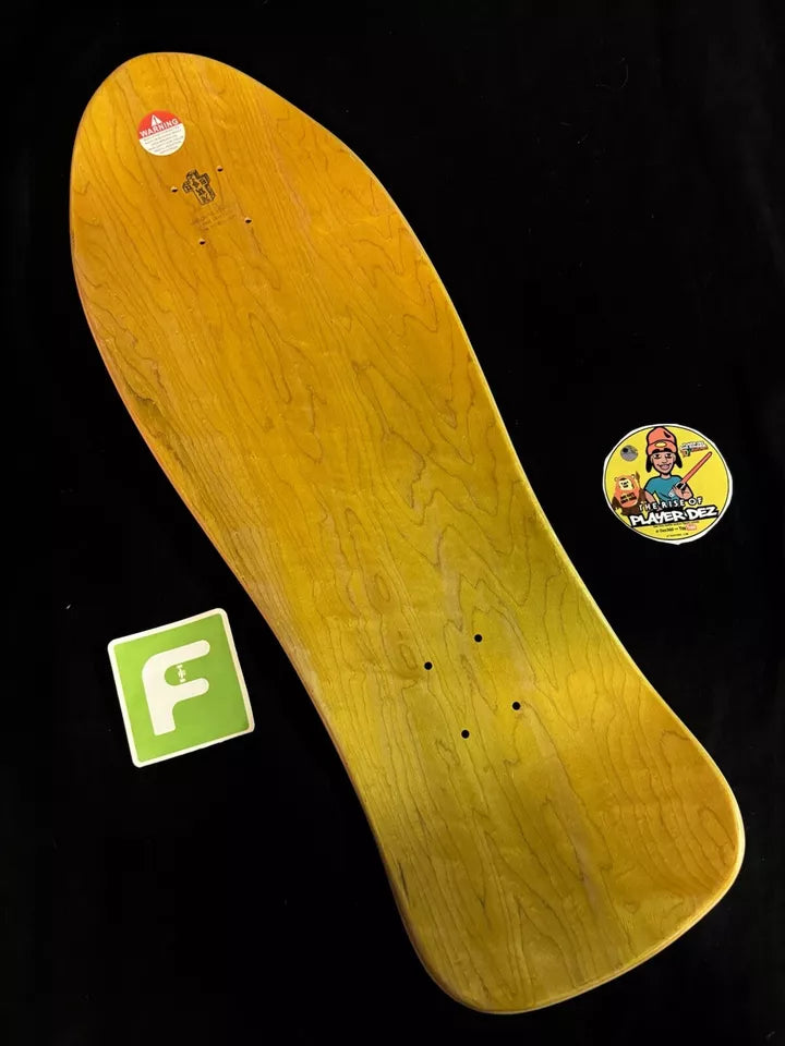Signed Eric Dressen Autographed Skateboard Deck Yellow Dogtown Skates