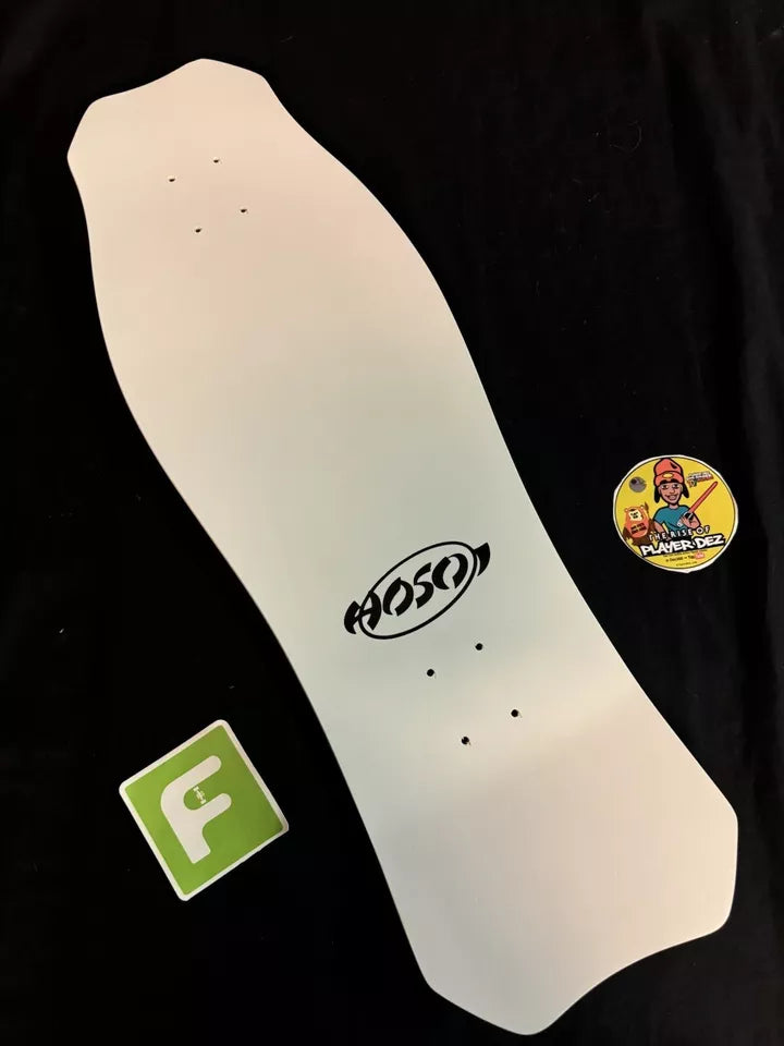 Signed Christian Hosoi Hammerhead Gold Autographed Skateboard Deck