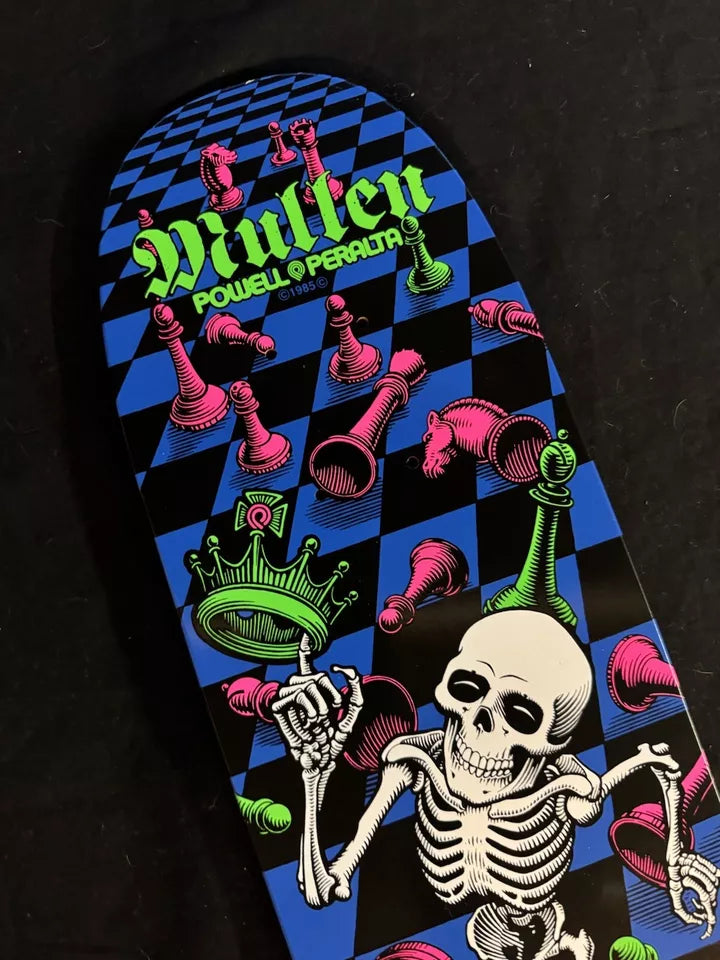 Signed Rodney Mullen Autographed Skateboard Deck VC Johnson Blacklight Series 14 Powell
