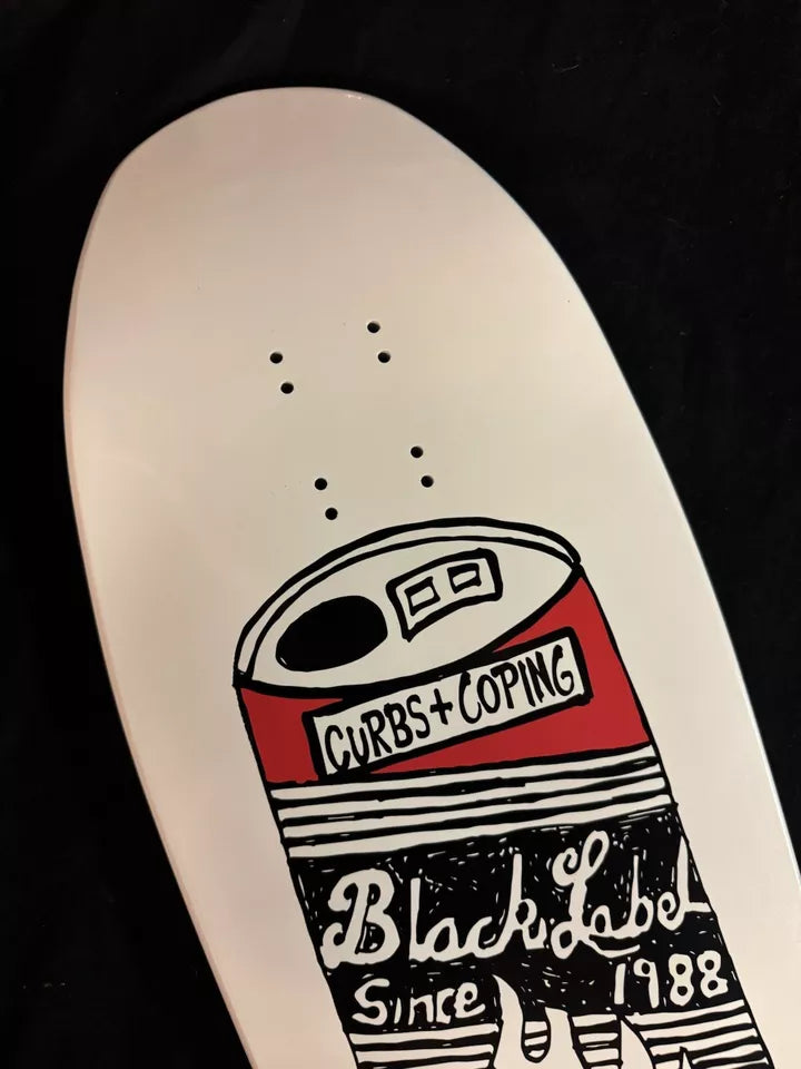 Signed John Lucero Autographed Skateboard Deck 35 Years Beer Can Black Label