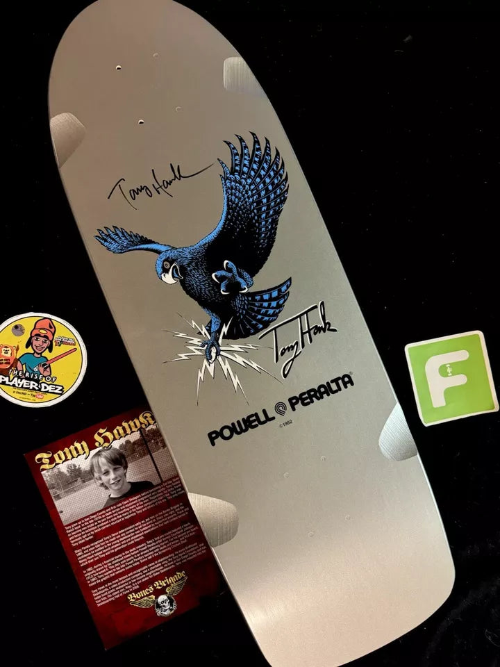 Signed Tony Hawk Autographed Skateboard Deck Bones Brigade Series 7 Powell Peralta