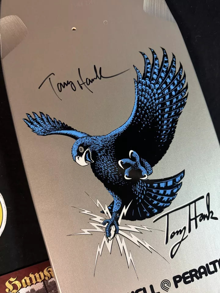 Signed Tony Hawk Autographed Skateboard Deck Bones Brigade Series 7 Powell Peralta