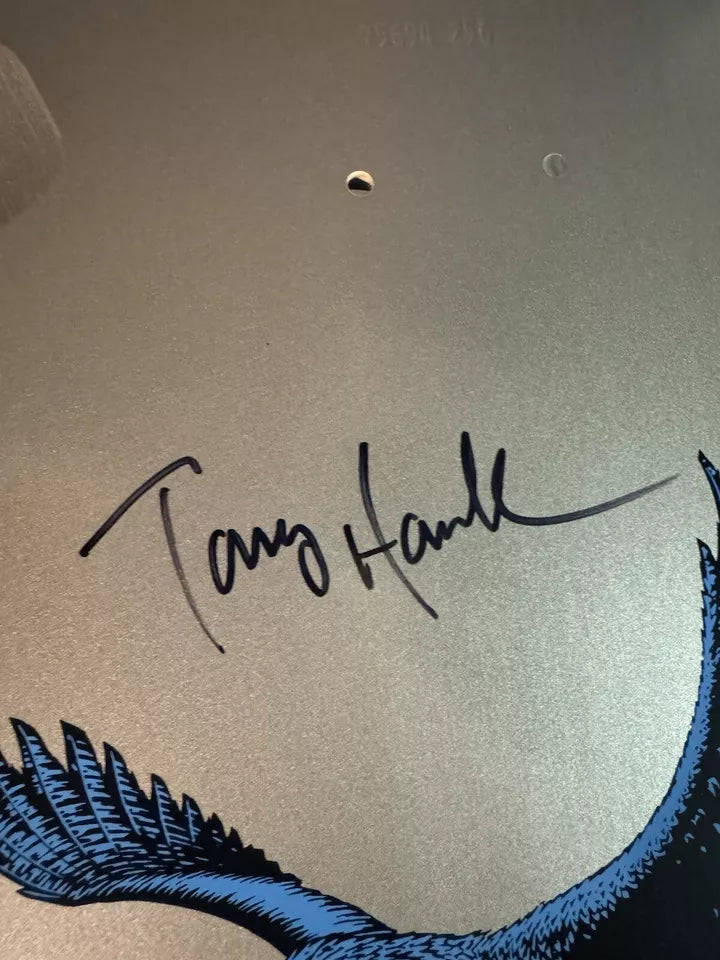 Signed Tony Hawk Autographed Skateboard Deck Bones Brigade Series 7 Powell Peralta