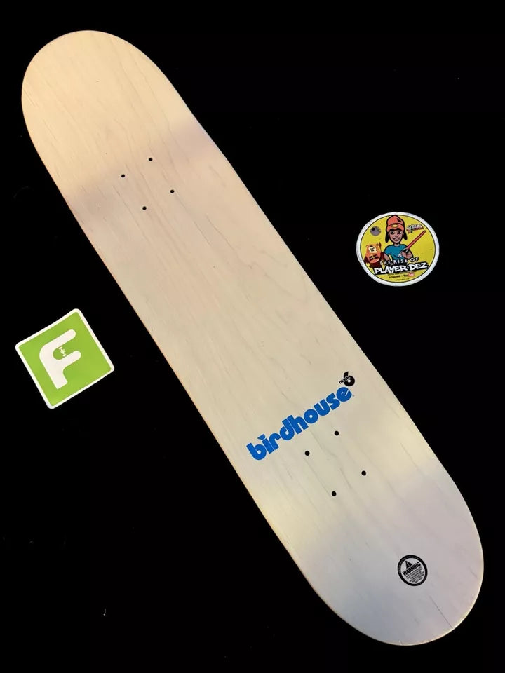 Signed Willy Santos Autographed Skateboard Deck Heath Kirchart Tony Hawk Birdhouse