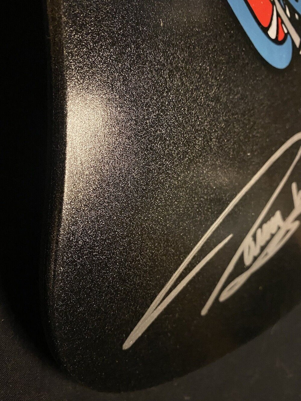 Signed Danny Way Limited Edition Autographed Skateboard Deck H Street Blackhole Shaped Black Pearl