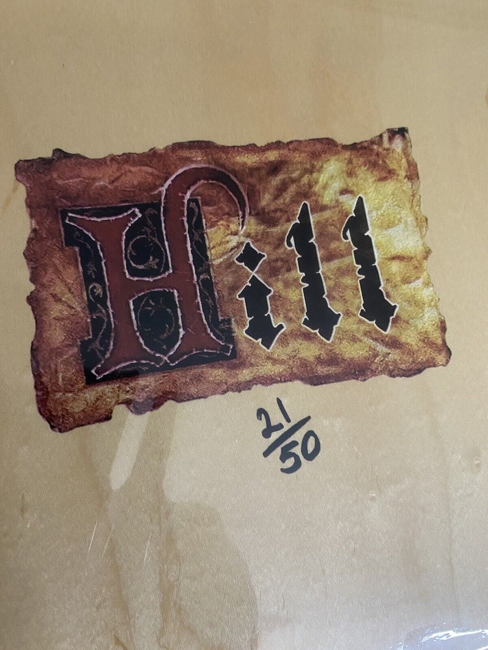 Signed Frankie Hill Double Autographed Skateboard Deck Hook Peter Pan Limited Edition