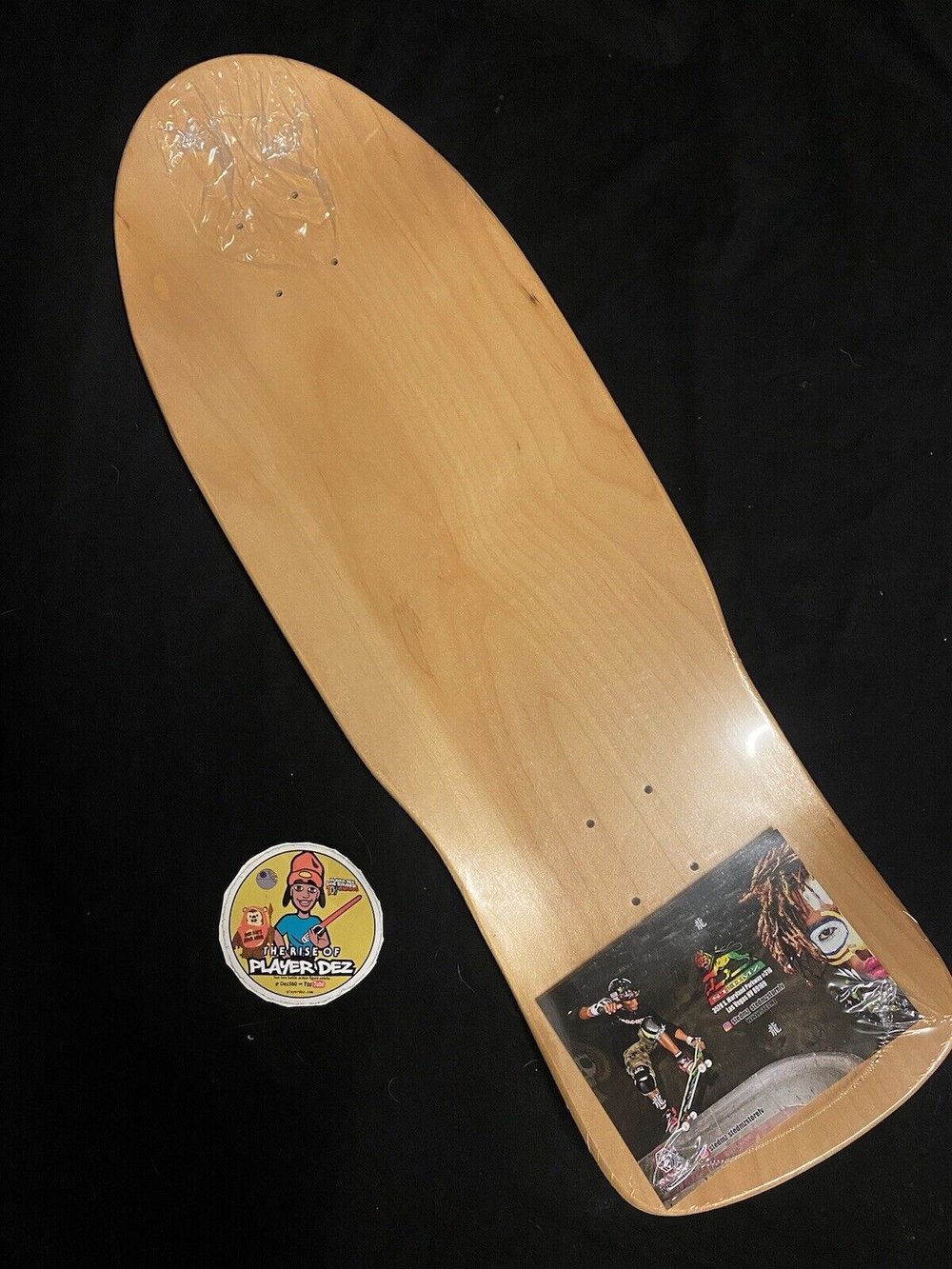 Signed Steve Steadham Autographed Skateboard Deck Blue Ace Card Hall