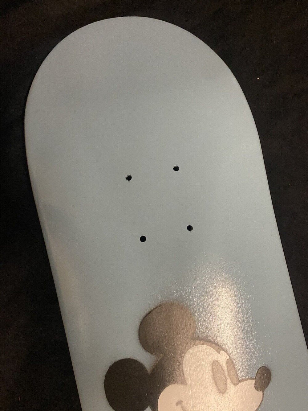 Signed Jim Greco Hammers Autographed Skateboard Deck Mickey Mouse Blue Spray