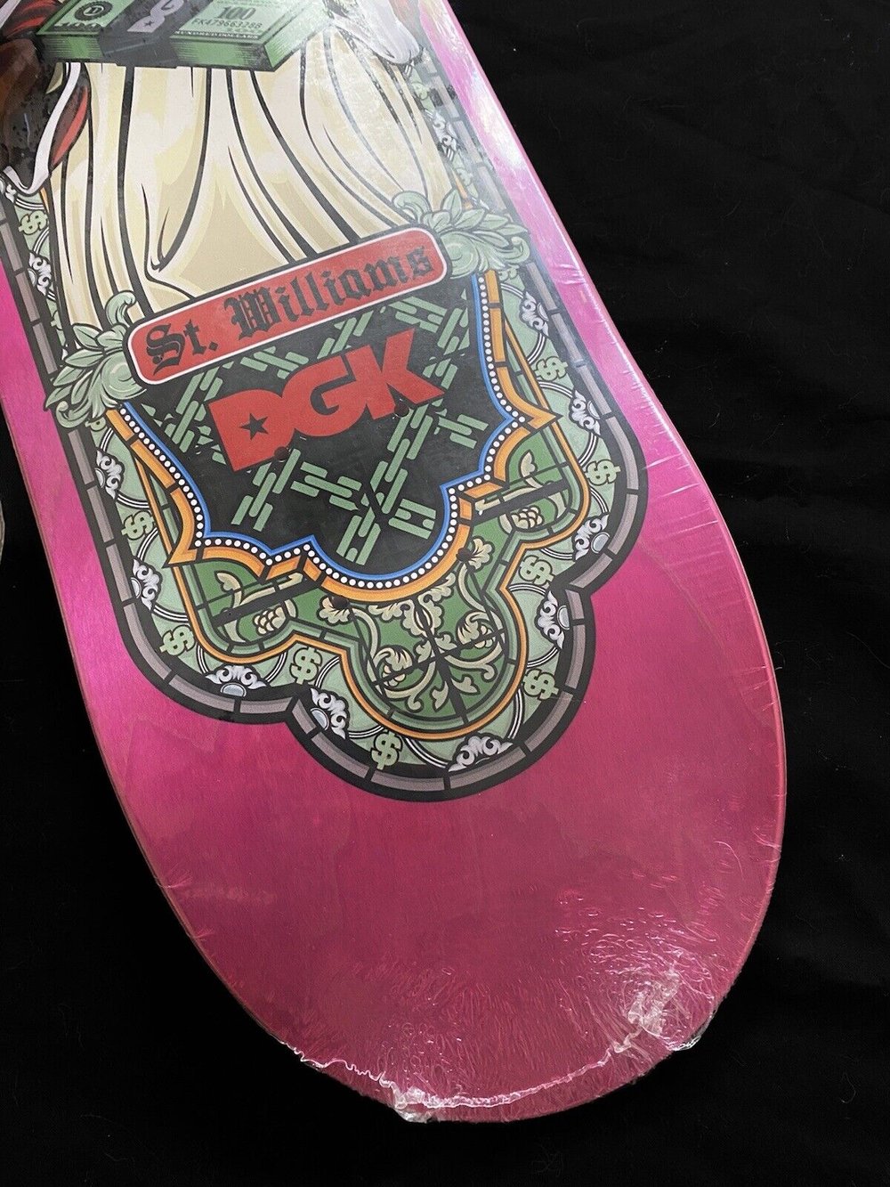 Signed Stevie Williams DGK Autographed Skateboard Deck Dirty Ghetto Disciple Kids
