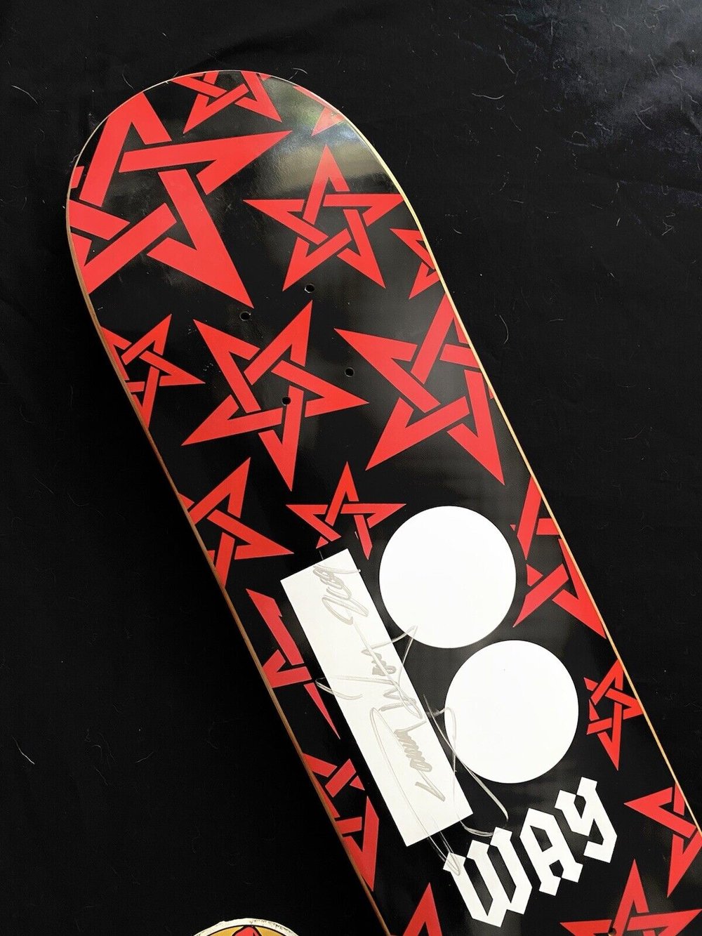 Signed Danny Way Plan B Red Stars Autographed Skateboard Deck 2009