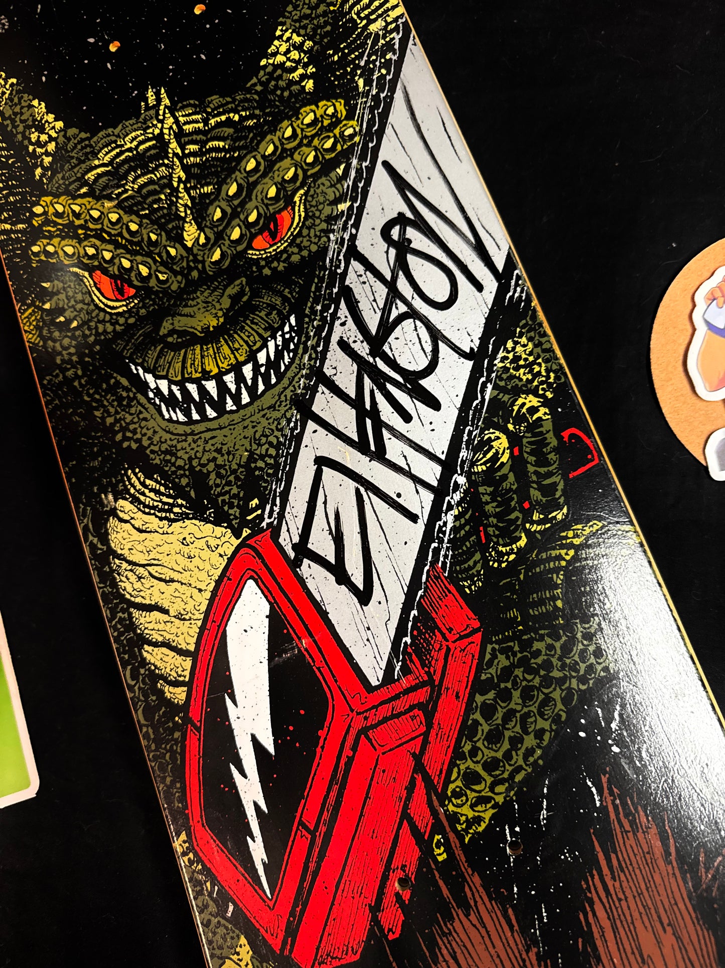 Erik Ellington Signed Deathwish Gremlins Autographed Skateboard Deck