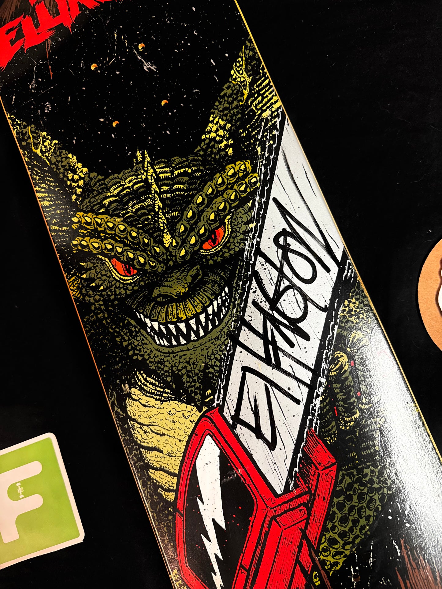 Erik Ellington Signed Deathwish Gremlins Autographed Skateboard Deck