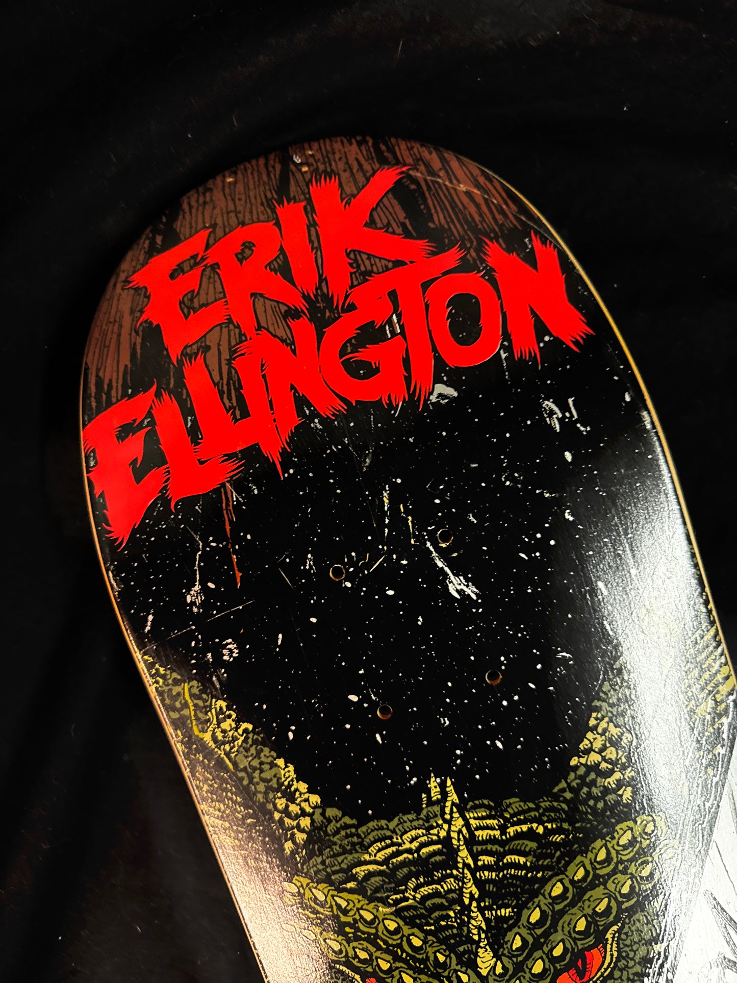 Erik Ellington Signed Deathwish Gremlins Autographed Skateboard Deck