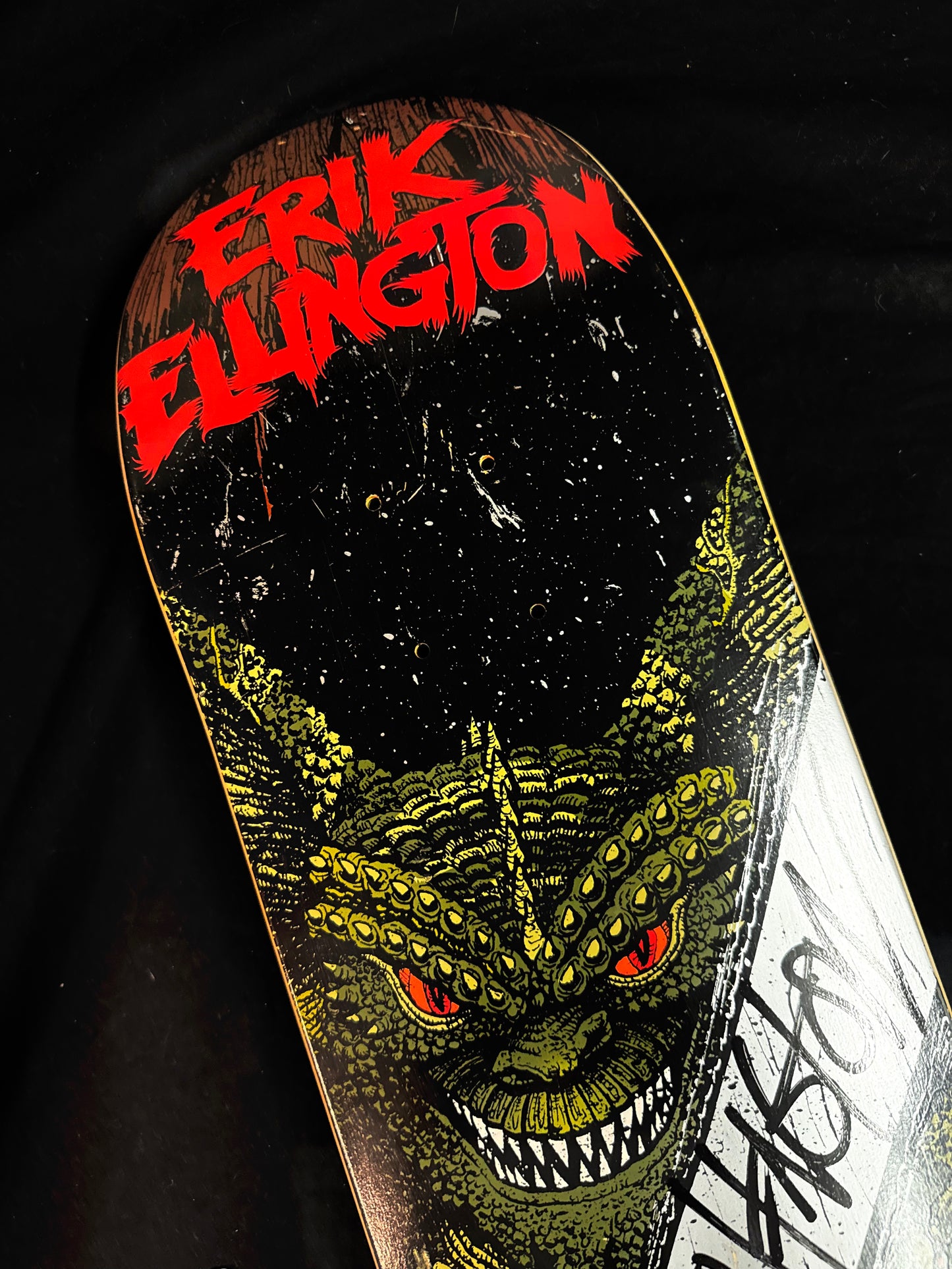 Erik Ellington Signed Deathwish Gremlins Autographed Skateboard Deck