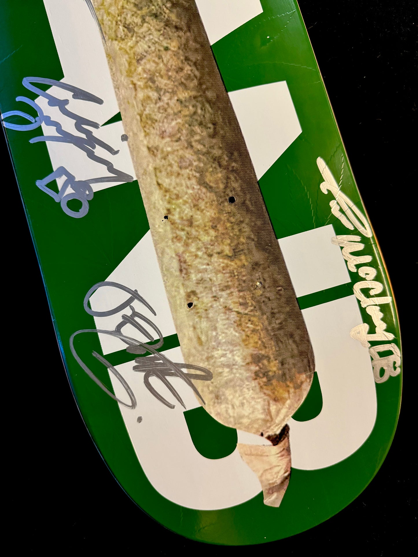 Team Signed Danny Way Colin McKay Spliff Plan B Autographed Skateboard Deck