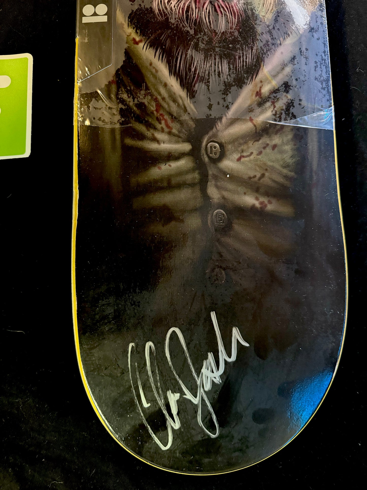 Signed Chris Joslin Plan B Monsters Werewolf Autographed Skateboard Deck