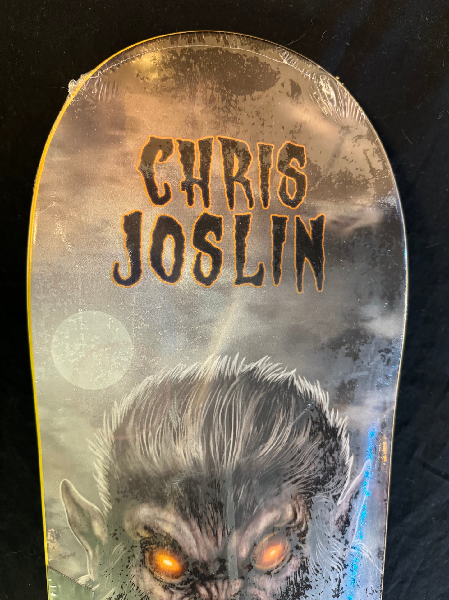 Signed Chris Joslin Plan B Monsters Werewolf Autographed Skateboard Deck